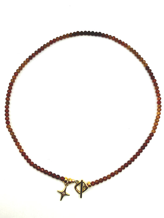 Star Drop - Hessonite Ombré