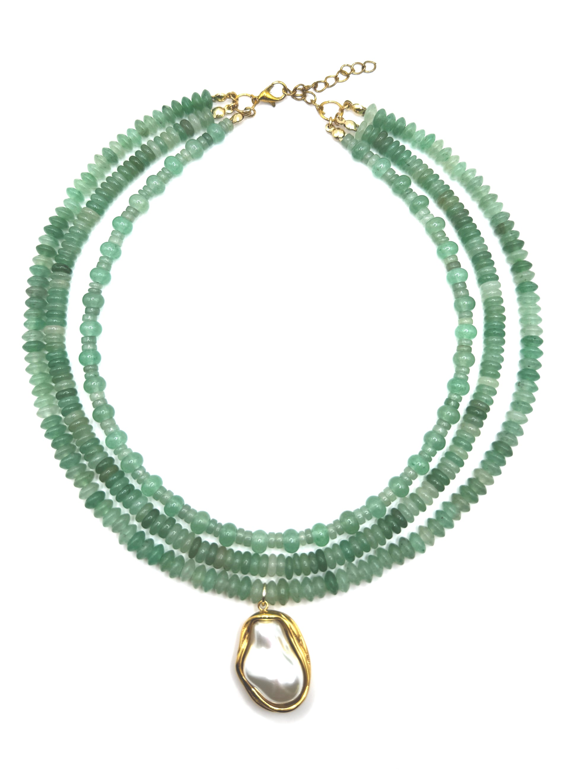 Pearl Drop - Green Aventurine