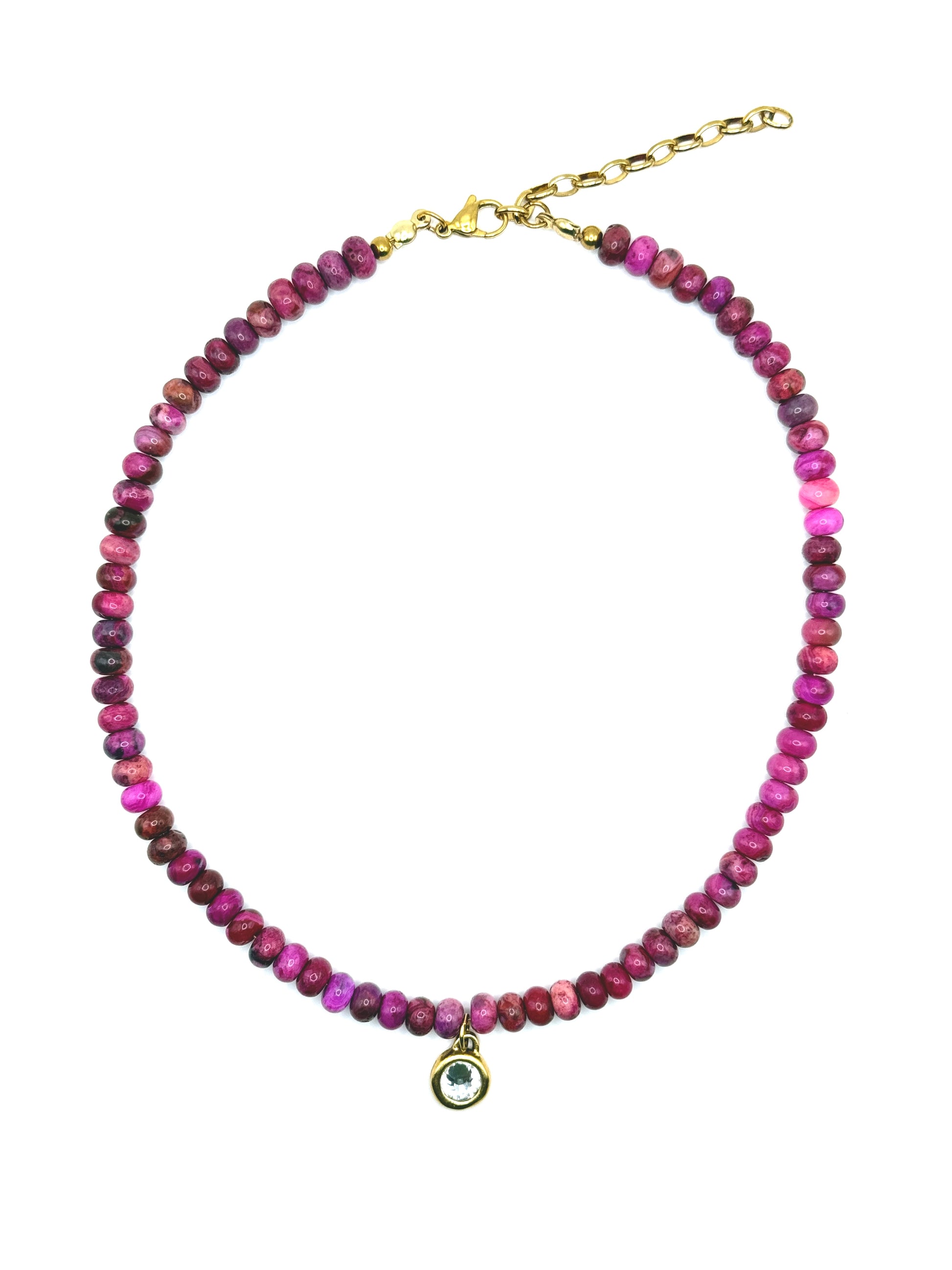 Bling - Ruby Crazy Lace Agate Rondelles