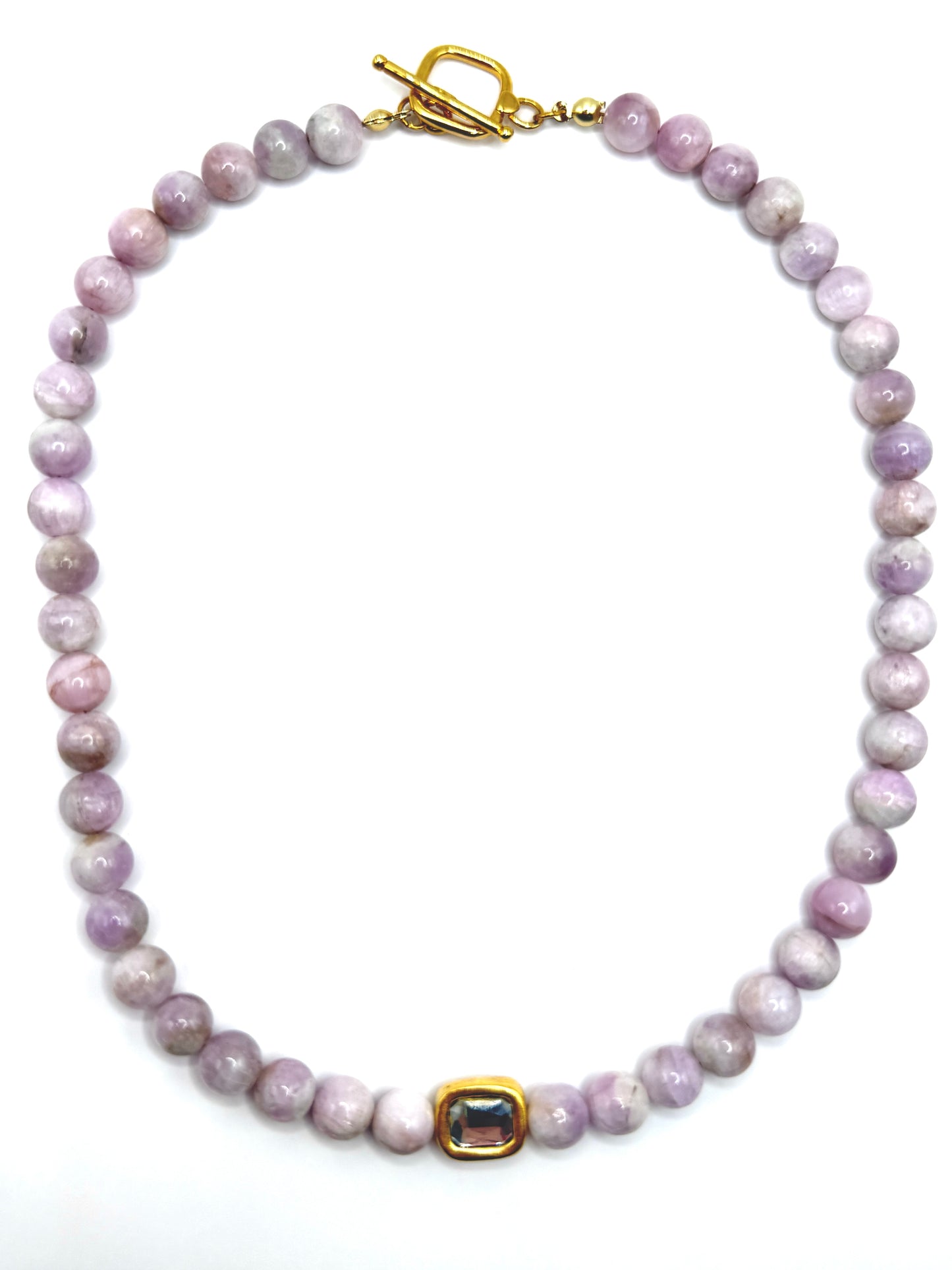 Bezel Bling - Natural Kunzite Rounds