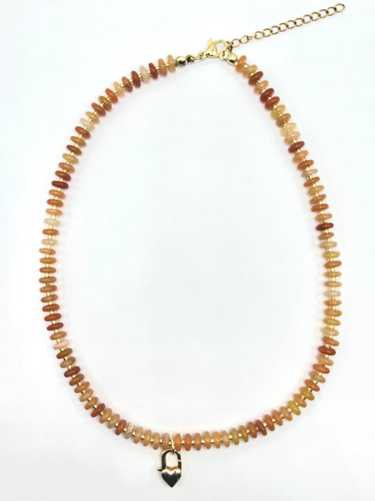 Locket Drop - Red Aventurine