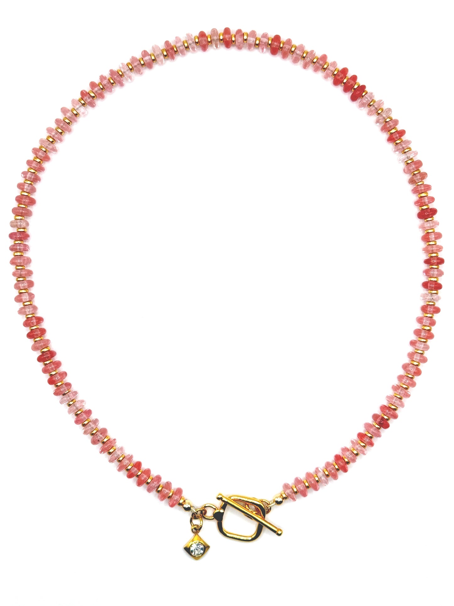 Bling Drop - Cherry Quartz