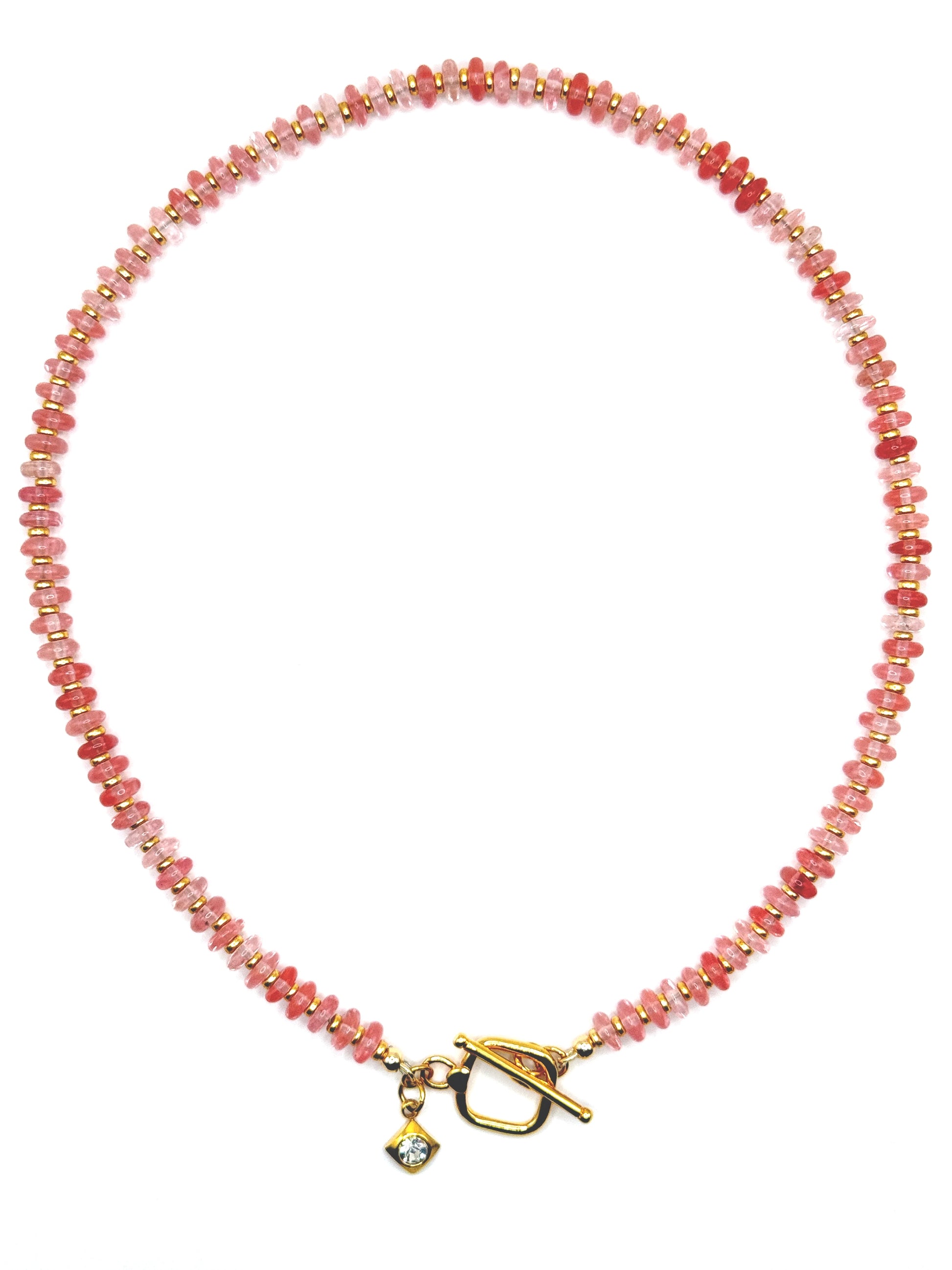 Bling Drop - Cherry Quartz