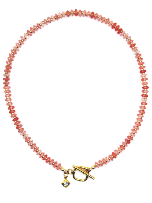 Bling Drop - Cherry Quartz